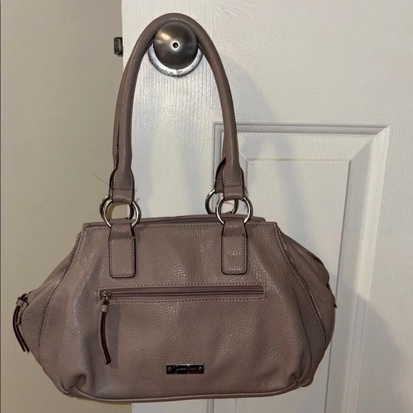 Jessica Simpson Taupe Satchel - Picture 2 of 10